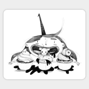 Poisonous Cupcakes Sticker